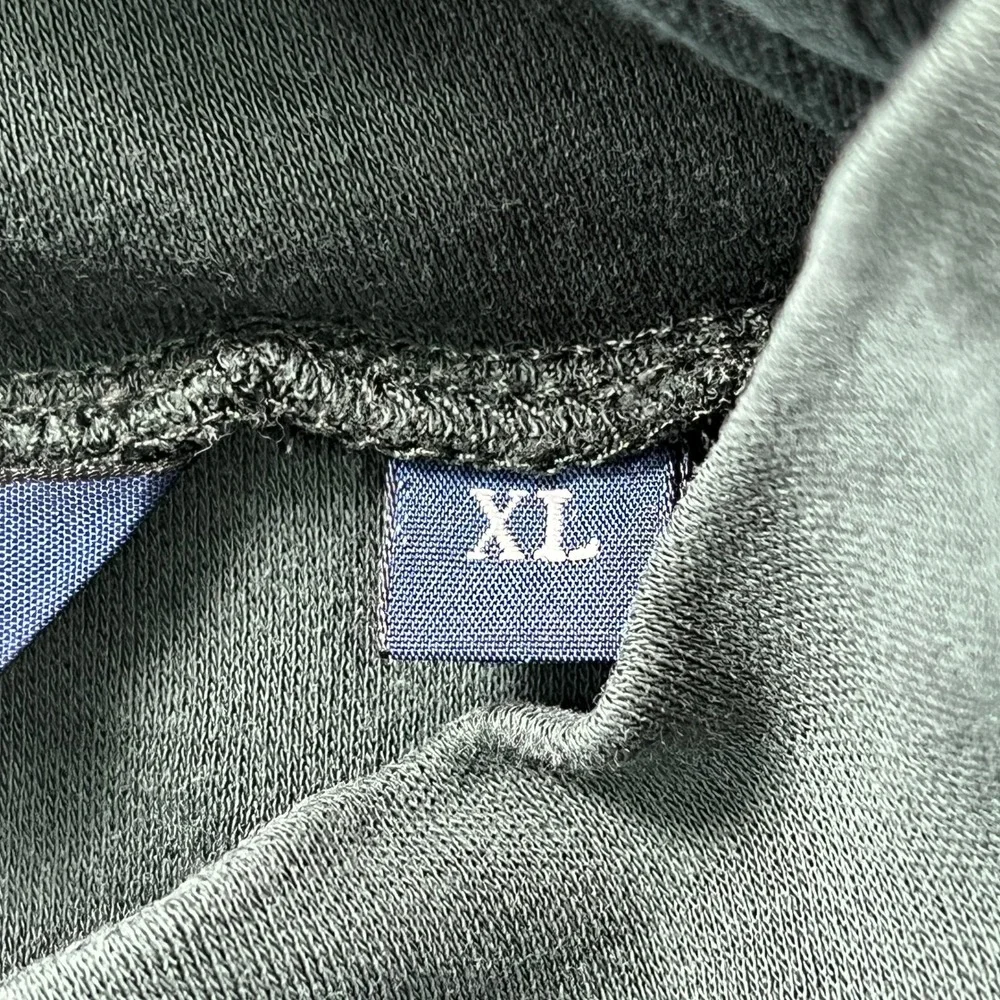 Polo Ralph Lauren Mock Neck Shirt Mens XL Green Excellent Vintage Pima Cotton
